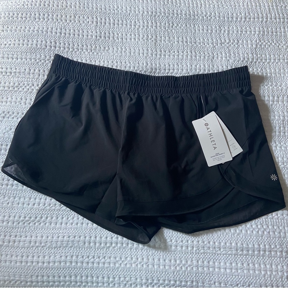 Athleta Mesh Racer Run Short 4”